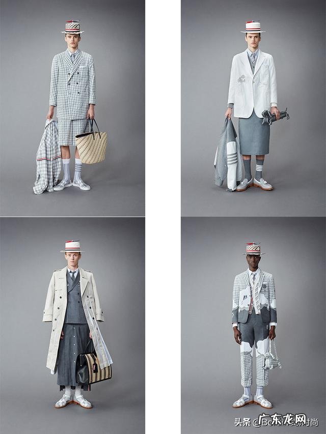 thom browne thom browne 男士短袖套装