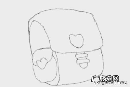 如何画一只卡通儿童书包简笔画?背包简笔画教程?
