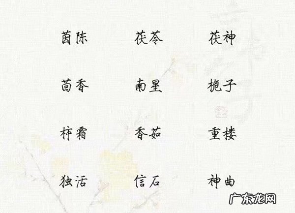 100个好听又特殊的中药名字，唯美又清新的中药名