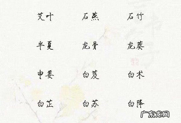 100个好听又特殊的中药名字，唯美又清新的中药名