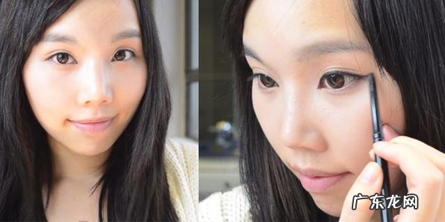 #最强美妆#如何五分钟搞定韩式粗黑眼线妆?