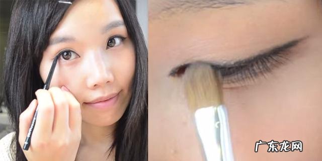 #最强美妆#如何五分钟搞定韩式粗黑眼线妆?