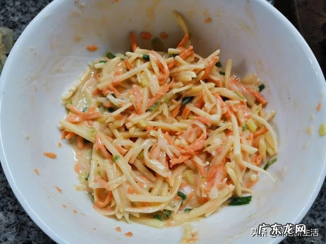 土豆丝红薯丝适合一起烙饼吃吗?