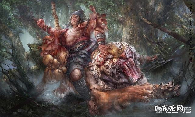 如果一个人在野外碰见一只大老虎，怎么办