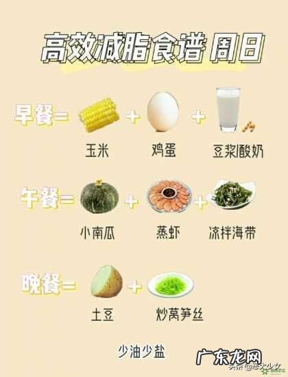 有没有适合女生减脂的食谱？