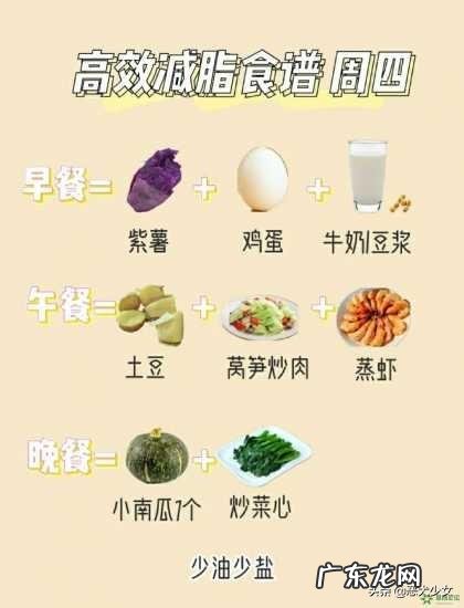 有没有适合女生减脂的食谱？