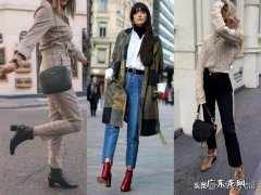穿粗跟短靴，怎么搭配能显得腿细又时髦？
