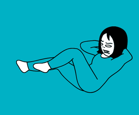 跑步后肚子上的肉非常松弛,做什么运动能减下去?