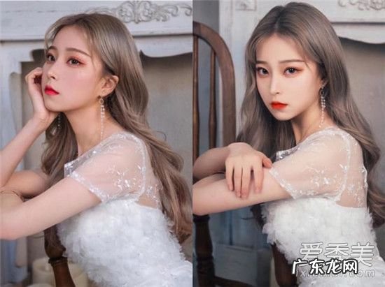 奶茶灰色头发图片 奶茶灰色头发配方