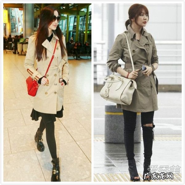 风衣搭配图片女2017 风衣里面穿什么好看
