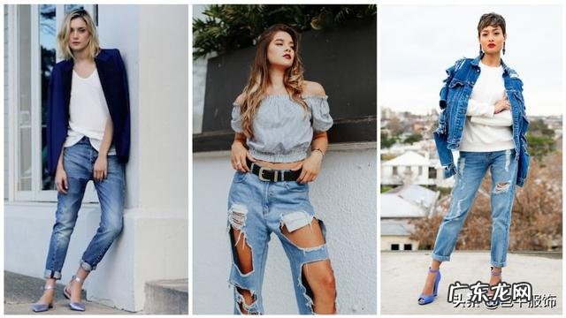 高腰牛仔裤搭配什么上衣?