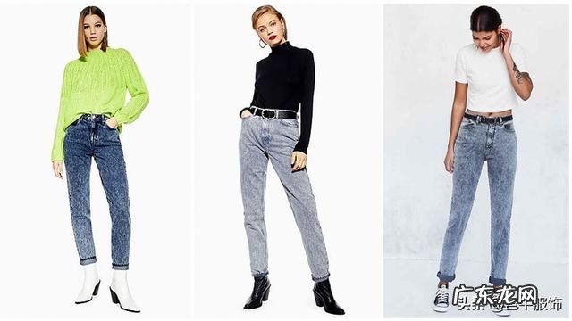 高腰牛仔裤搭配什么上衣?