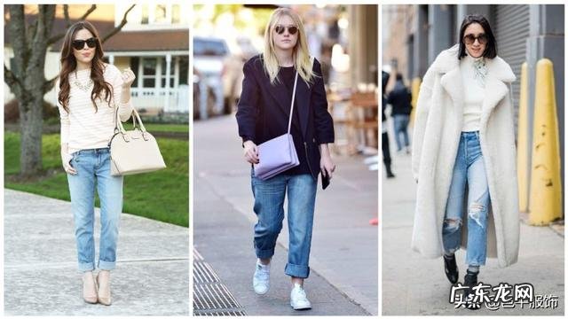 高腰牛仔裤搭配什么上衣?