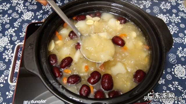 银耳汤在家里做没有枸杞和红枣怎么做？