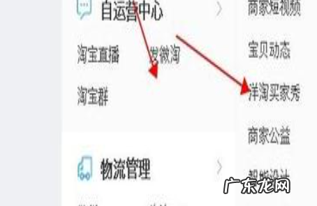 淘宝洋淘秀在哪里点开?店铺如何发布洋淘秀?