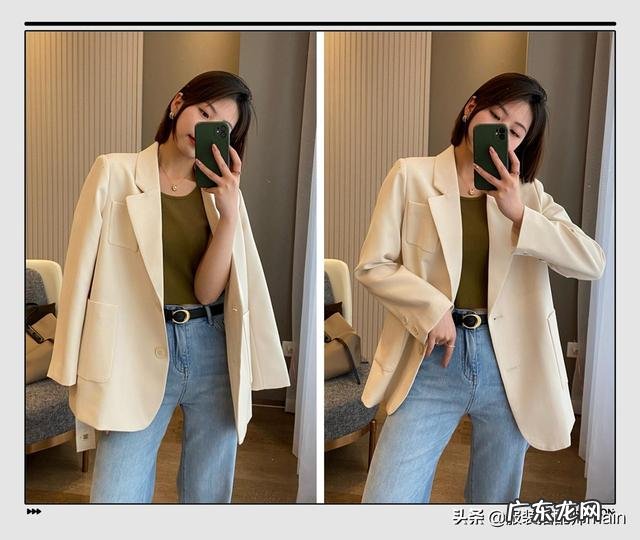 阔腿牛仔裤搭西服好看吗 阔腿牛仔裤怎么搭配西装好