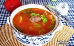 西餐牛排套餐中提供的浓汤是怎么做的？