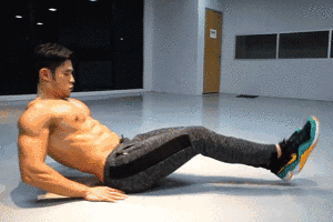 在健身房里怎样练,才能练出八块腹肌?