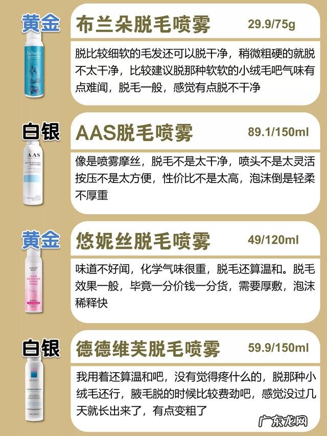 最好用脱毛膏排行 目前公认最好的平价脱毛膏