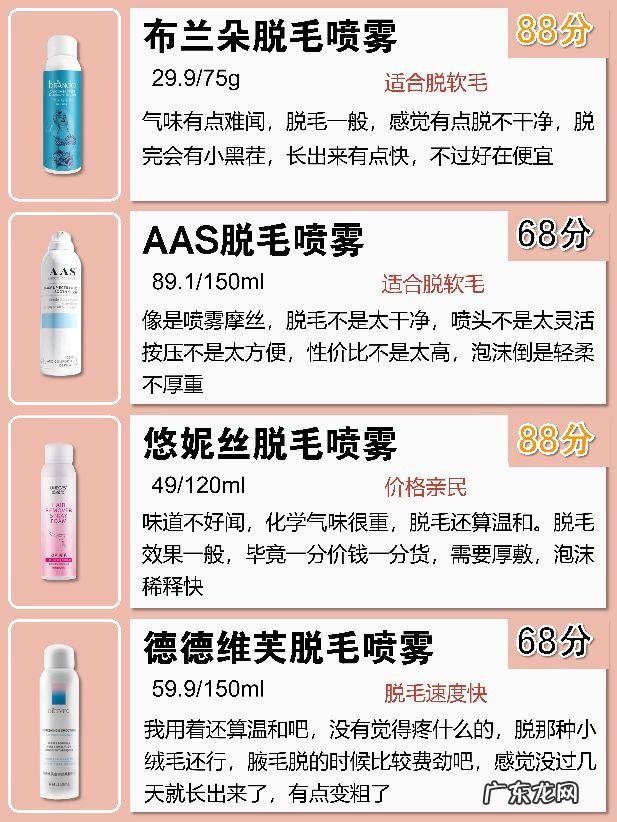 评测最好用的脱毛膏 比较好用的脱毛膏推荐