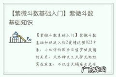 【紫微斗数基础入门】紫微斗数基础知识