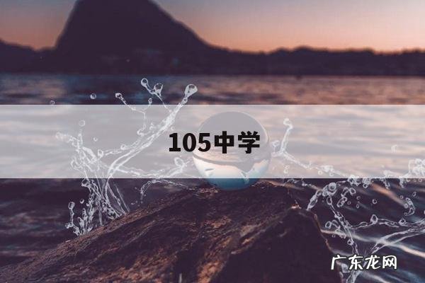 105中学,105中学在哪里
