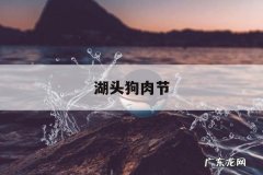 湖头狗肉节，金华湖头狗肉节