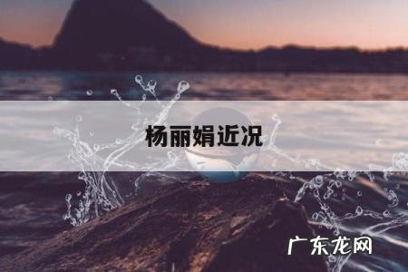 杨丽娟近况,杨丽娟个人信息