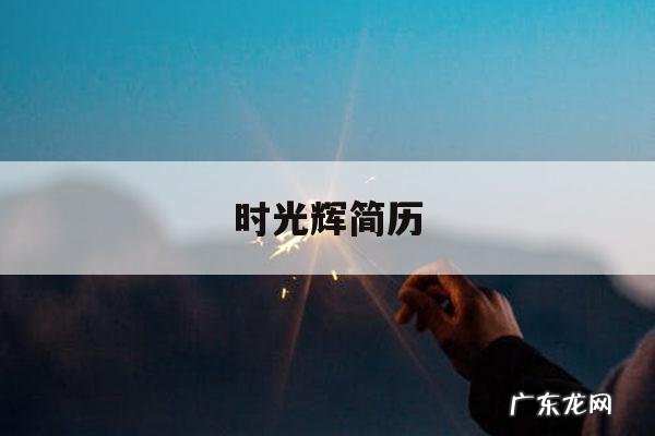 时光辉简历「光辉岁月有限公司」