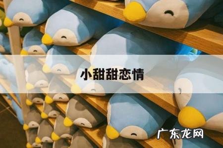 小甜甜恋情「小甜恋爱记」
