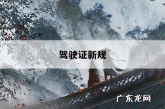 驾驶证新规「驾驶证新规2022明细」