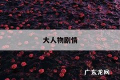 大人物剧情「大人物剧情详解」