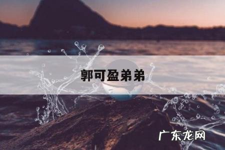 郭可盈弟弟-郭可盈的妹妹