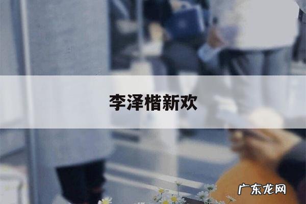 李泽楷新欢-李泽楷新人