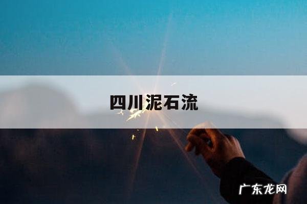 四川泥石流,四川泥石流一个村被埋