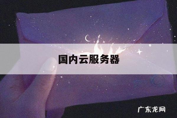 国内云服务器「国内云服务器厂商」