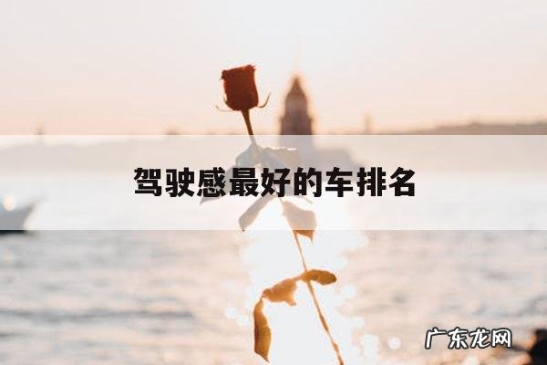 驾驶感最好的车排名「操控感最好的车排名」