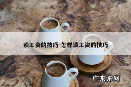 谈工资的技巧-怎样谈工资的技巧