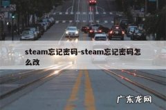 steam忘记密码-steam忘记密码怎么改