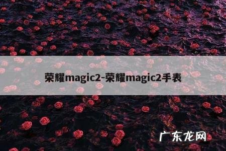 荣耀magic2-荣耀magic2手表
