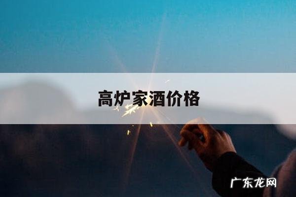 高炉家酒价格，高炉家酒价格表大全1949