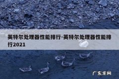 英特尔处理器性能排行-英特尔处理器性能排行2021
