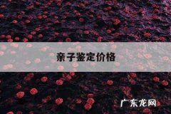 亲子鉴定价格，香港亲子鉴定价格