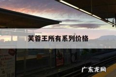 芙蓉王所有系列价格，芙蓉王所有系列价格图片