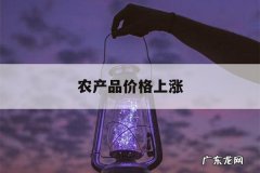 农产品价格上涨，农产品价格上涨的原因有哪些?