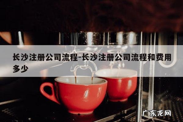 长沙注册公司流程-长沙注册公司流程和费用多少