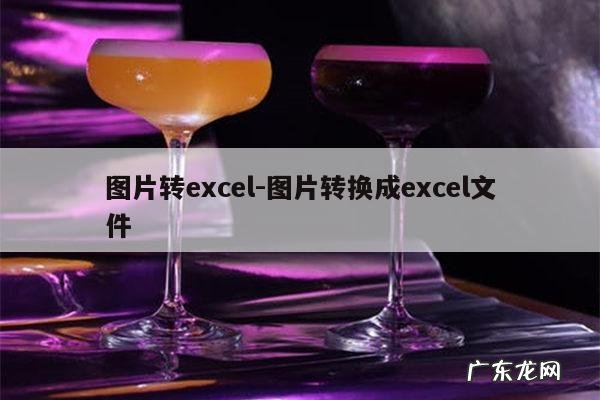 图片转excel-图片转换成excel文件