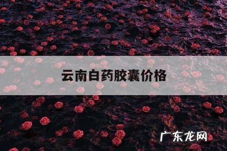 云南白药胶囊价格,云南白药胶囊价格及图片