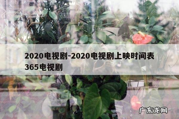 2020电视剧-2020电视剧上映时间表365电视剧