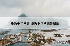 华为电子手表-华为电子手表最新款
